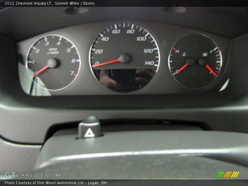Summit White / Ebony 2012 Chevrolet Impala LT