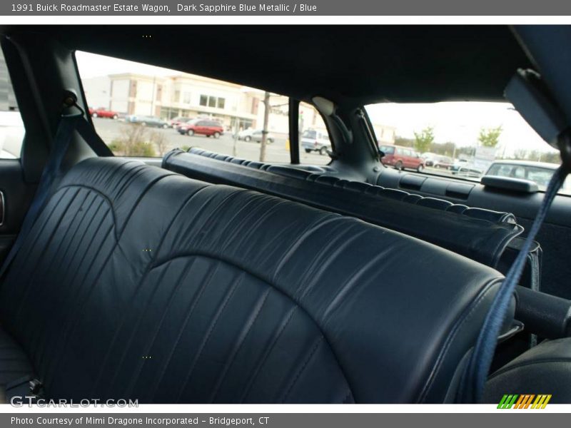 Dark Sapphire Blue Metallic / Blue 1991 Buick Roadmaster Estate Wagon