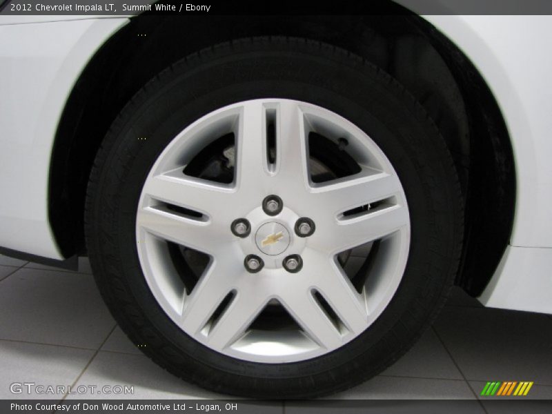 Summit White / Ebony 2012 Chevrolet Impala LT