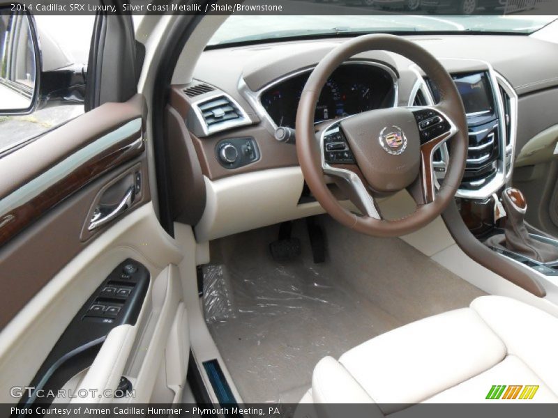 Shale/Brownstone Interior - 2014 SRX Luxury 