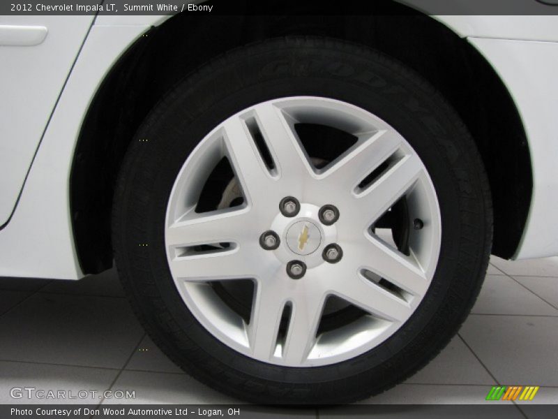 Summit White / Ebony 2012 Chevrolet Impala LT