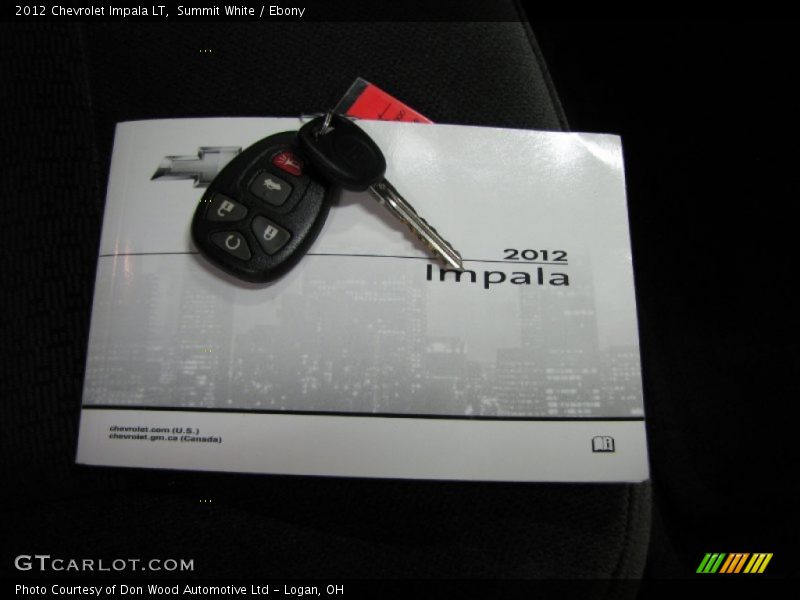 Summit White / Ebony 2012 Chevrolet Impala LT