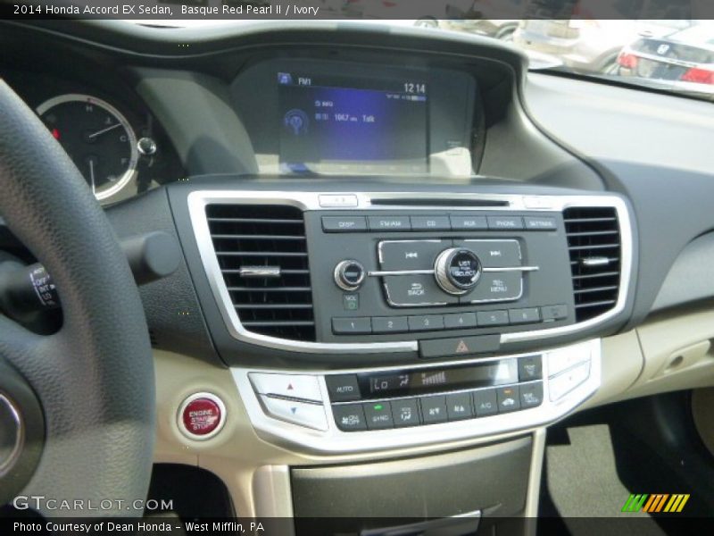 Controls of 2014 Accord EX Sedan