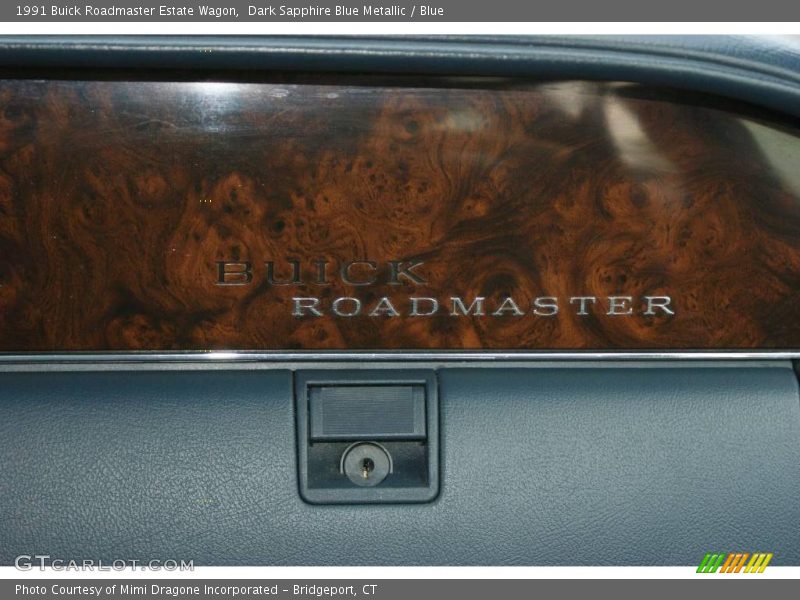 Dark Sapphire Blue Metallic / Blue 1991 Buick Roadmaster Estate Wagon