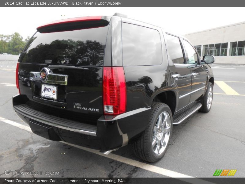 Black Raven / Ebony/Ebony 2014 Cadillac Escalade Luxury AWD