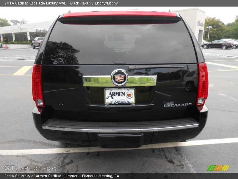 Black Raven / Ebony/Ebony 2014 Cadillac Escalade Luxury AWD