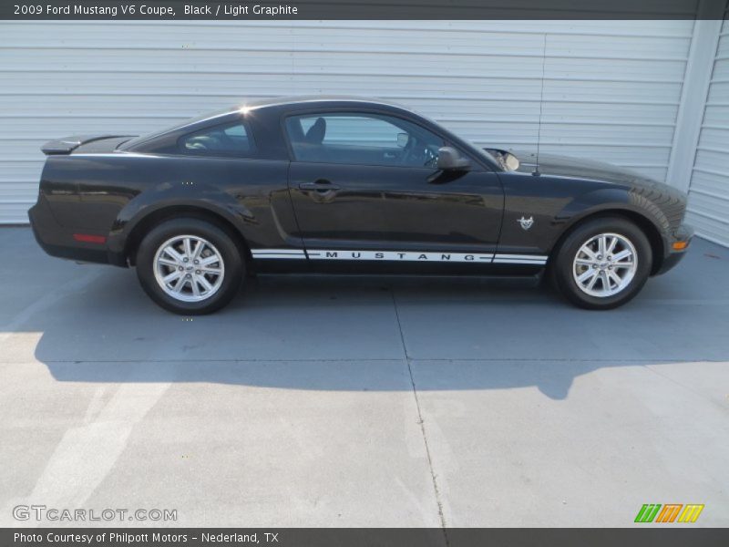 Black / Light Graphite 2009 Ford Mustang V6 Coupe