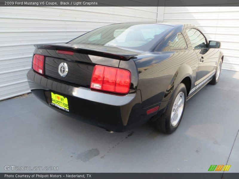 Black / Light Graphite 2009 Ford Mustang V6 Coupe