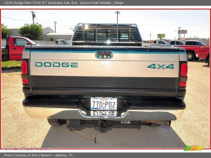 Spruce Pearl Metallic / Beige 1996 Dodge Ram 2500 SLT Extended Cab 4x4
