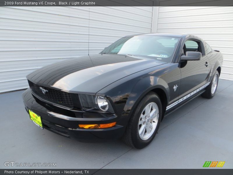 Black / Light Graphite 2009 Ford Mustang V6 Coupe