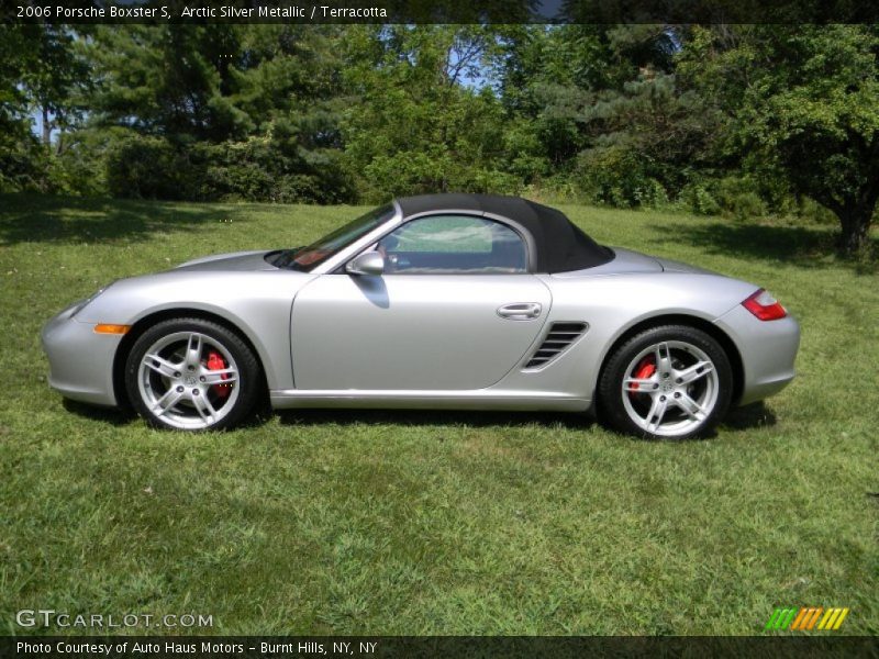 Arctic Silver Metallic / Terracotta 2006 Porsche Boxster S