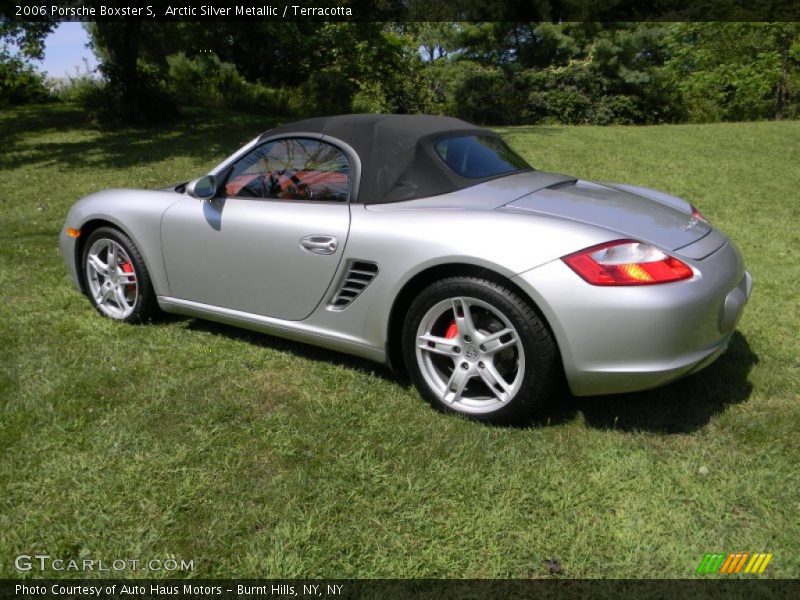 Arctic Silver Metallic / Terracotta 2006 Porsche Boxster S