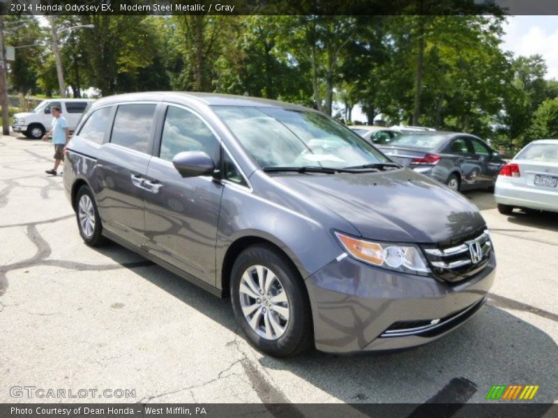 Modern Steel Metallic / Gray 2014 Honda Odyssey EX