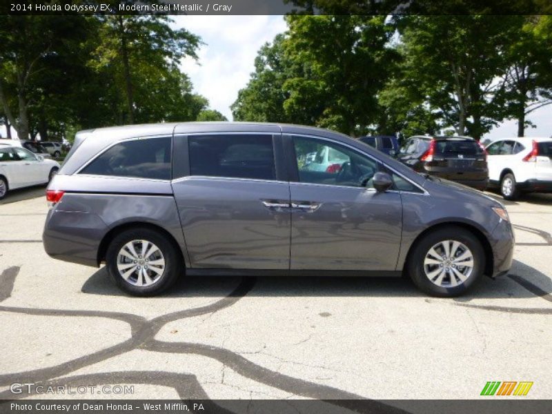 Modern Steel Metallic / Gray 2014 Honda Odyssey EX