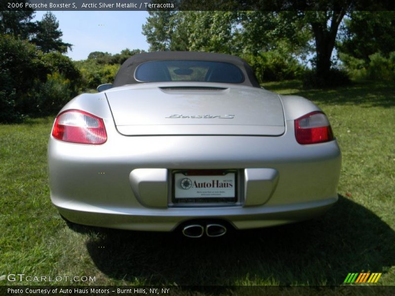 Arctic Silver Metallic / Terracotta 2006 Porsche Boxster S