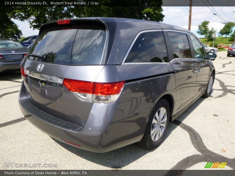 Modern Steel Metallic / Gray 2014 Honda Odyssey EX