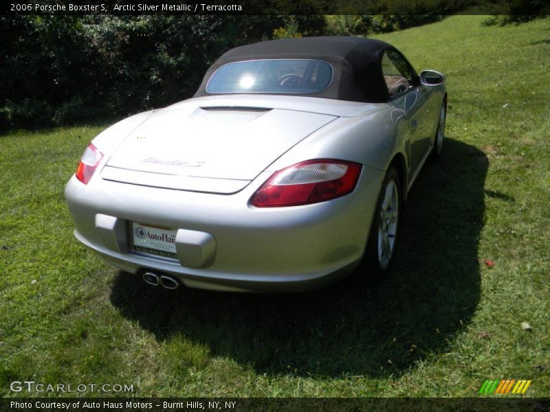 Arctic Silver Metallic / Terracotta 2006 Porsche Boxster S