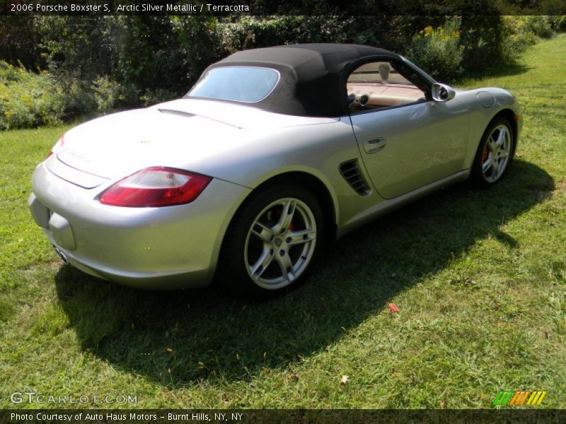 Arctic Silver Metallic / Terracotta 2006 Porsche Boxster S