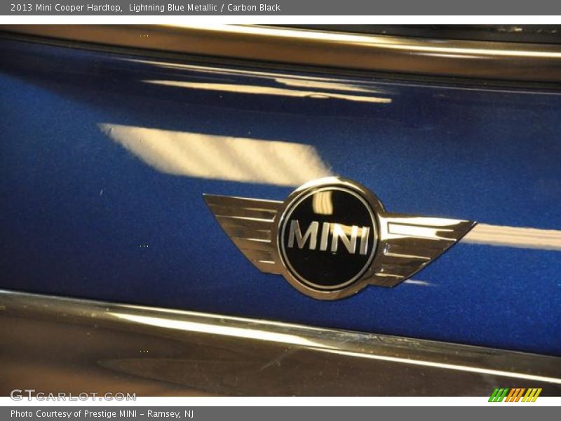 Lightning Blue Metallic / Carbon Black 2013 Mini Cooper Hardtop