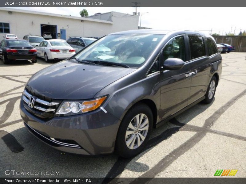 Modern Steel Metallic / Gray 2014 Honda Odyssey EX