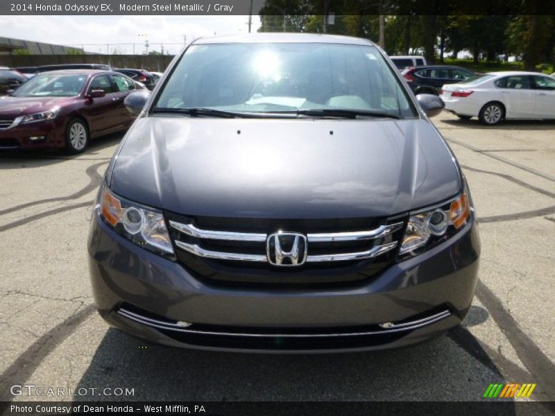 Modern Steel Metallic / Gray 2014 Honda Odyssey EX