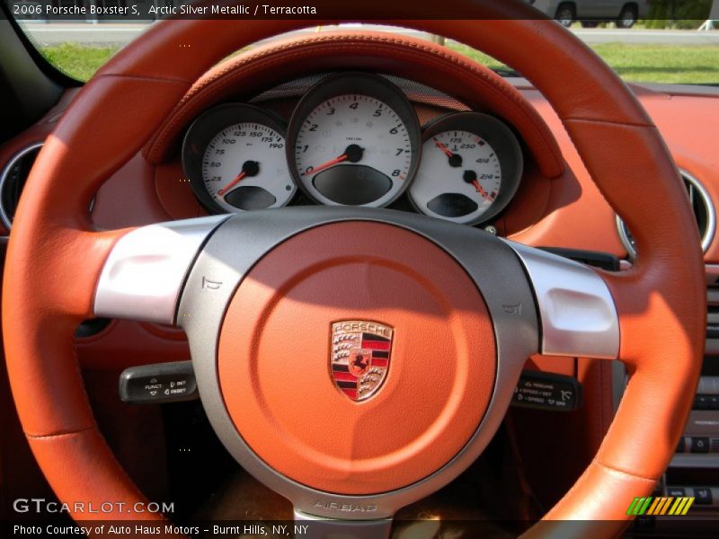 Arctic Silver Metallic / Terracotta 2006 Porsche Boxster S