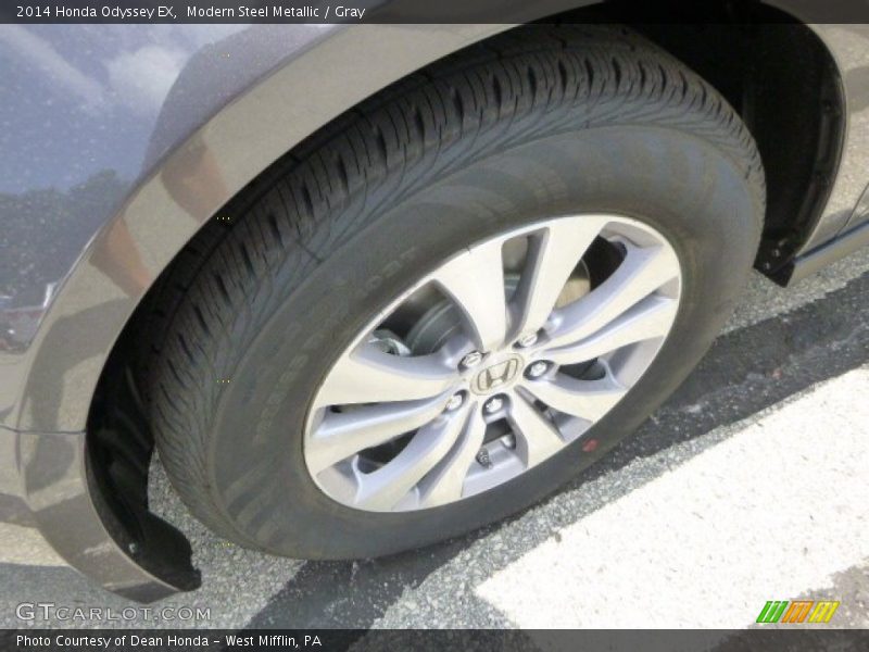 Modern Steel Metallic / Gray 2014 Honda Odyssey EX
