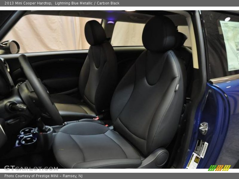 Lightning Blue Metallic / Carbon Black 2013 Mini Cooper Hardtop