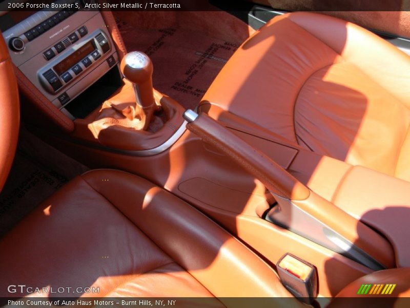 Arctic Silver Metallic / Terracotta 2006 Porsche Boxster S