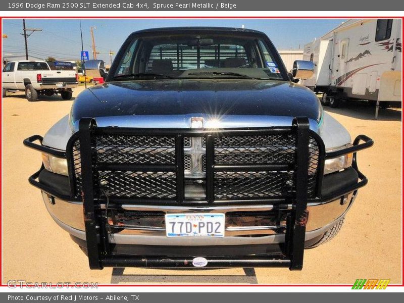 Spruce Pearl Metallic / Beige 1996 Dodge Ram 2500 SLT Extended Cab 4x4