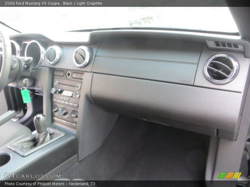 Black / Light Graphite 2009 Ford Mustang V6 Coupe