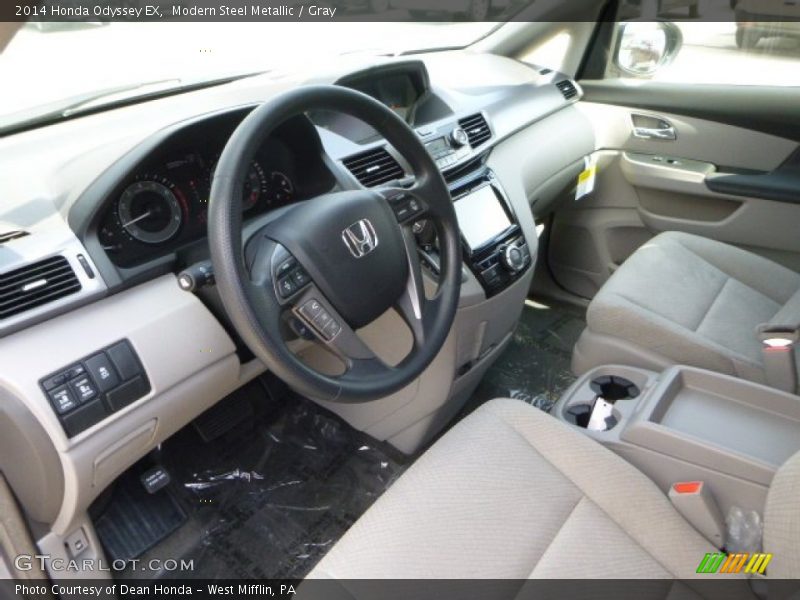 Modern Steel Metallic / Gray 2014 Honda Odyssey EX