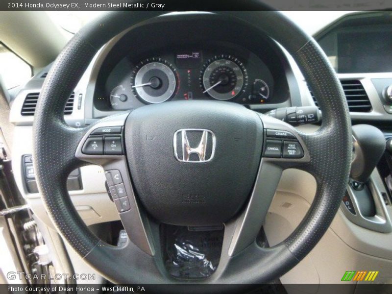 Modern Steel Metallic / Gray 2014 Honda Odyssey EX