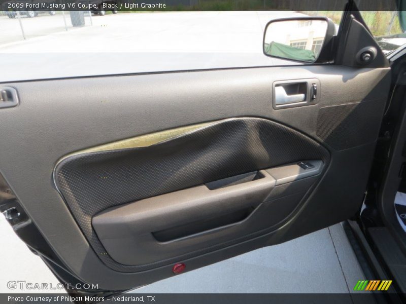 Black / Light Graphite 2009 Ford Mustang V6 Coupe