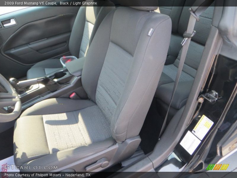 Black / Light Graphite 2009 Ford Mustang V6 Coupe