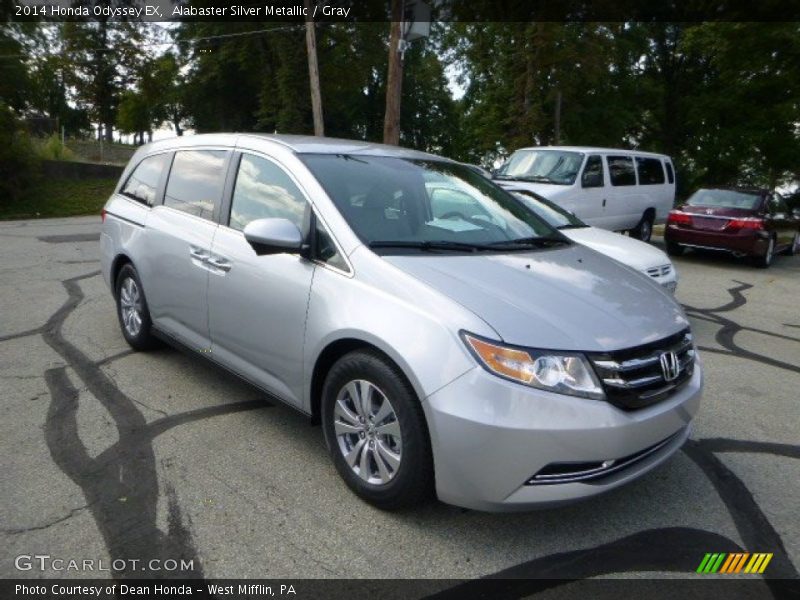 Alabaster Silver Metallic / Gray 2014 Honda Odyssey EX