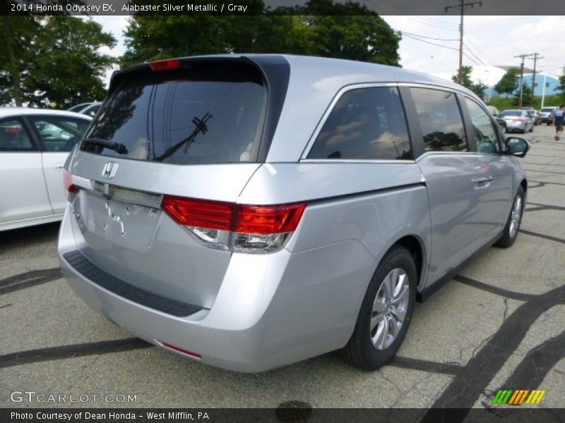 Alabaster Silver Metallic / Gray 2014 Honda Odyssey EX