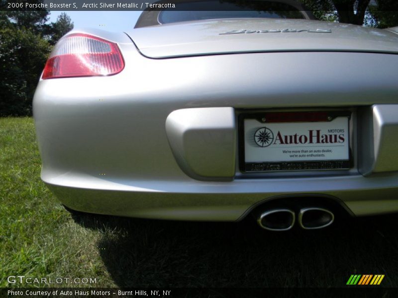 Arctic Silver Metallic / Terracotta 2006 Porsche Boxster S