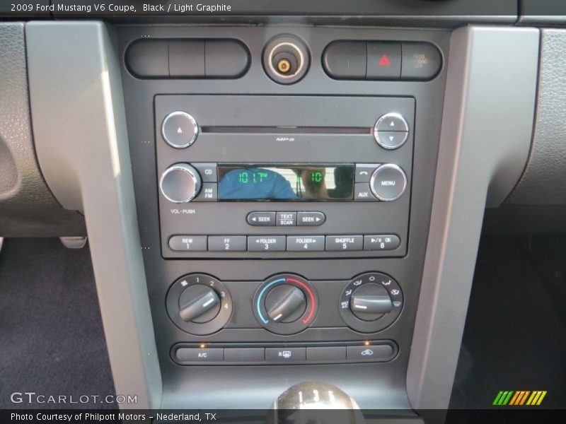 Black / Light Graphite 2009 Ford Mustang V6 Coupe