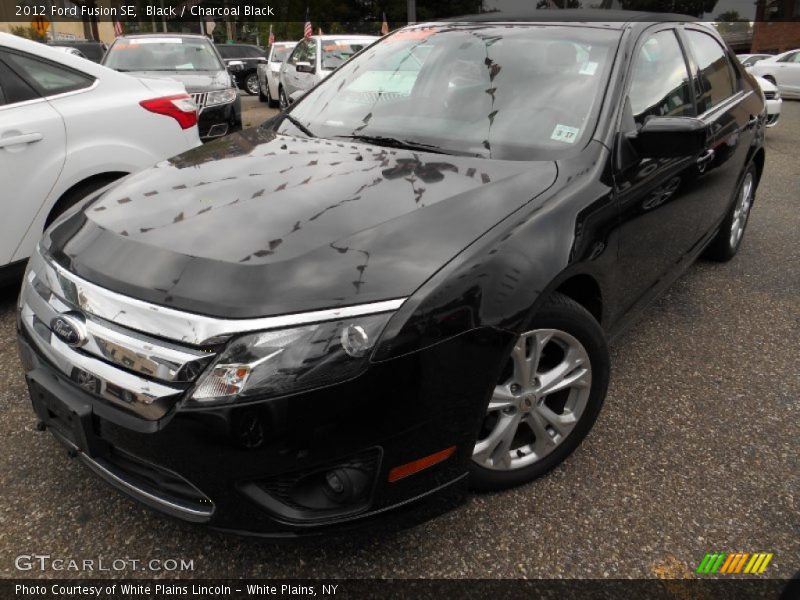 Black / Charcoal Black 2012 Ford Fusion SE