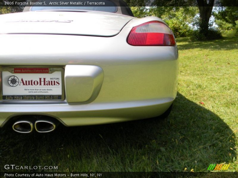 Arctic Silver Metallic / Terracotta 2006 Porsche Boxster S