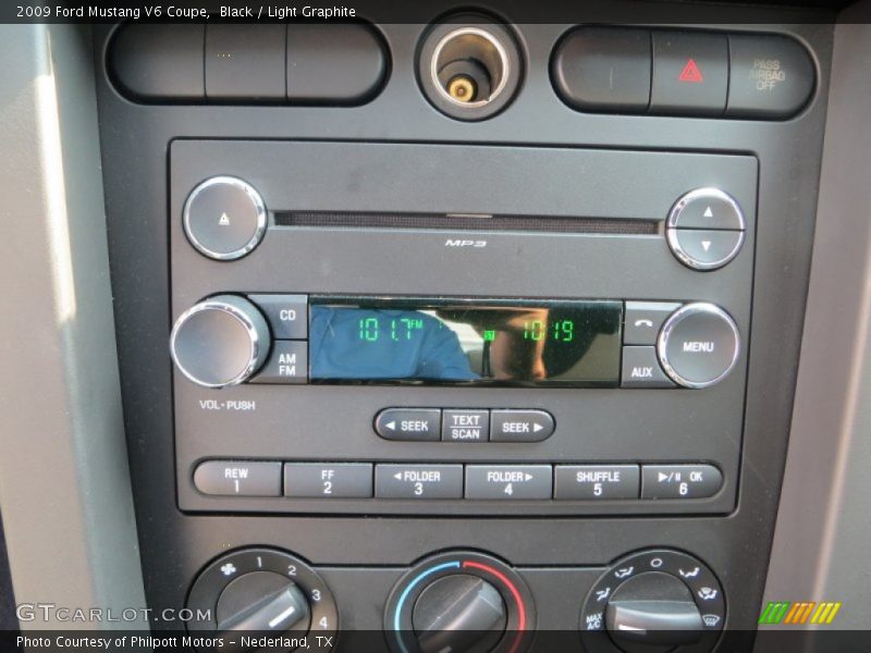Black / Light Graphite 2009 Ford Mustang V6 Coupe