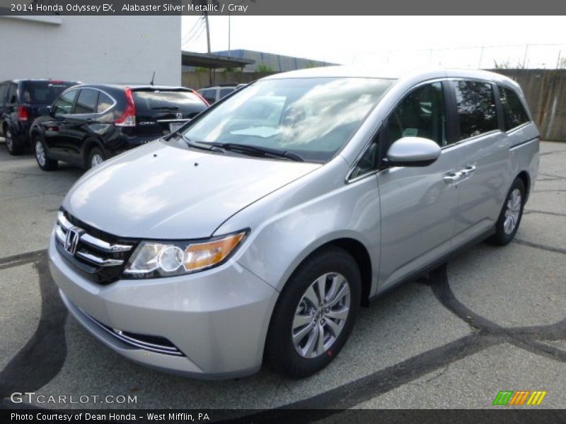 Alabaster Silver Metallic / Gray 2014 Honda Odyssey EX