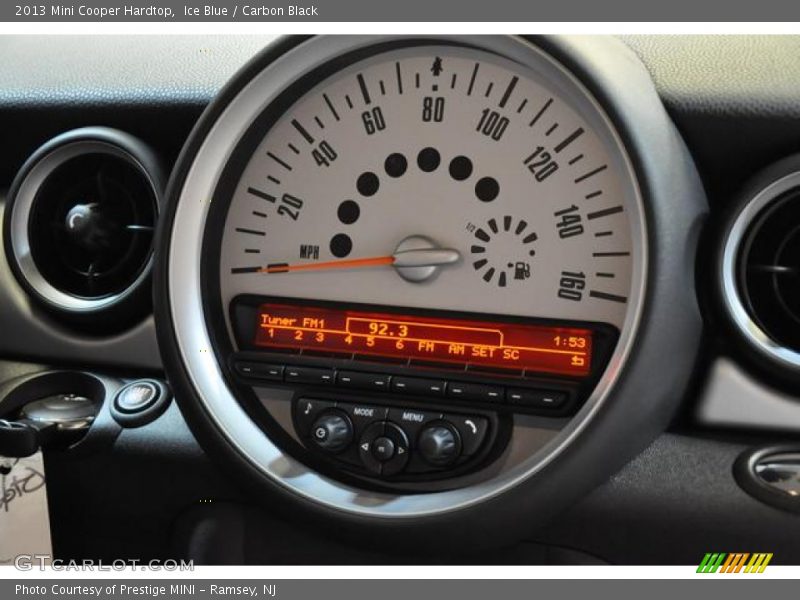 Ice Blue / Carbon Black 2013 Mini Cooper Hardtop