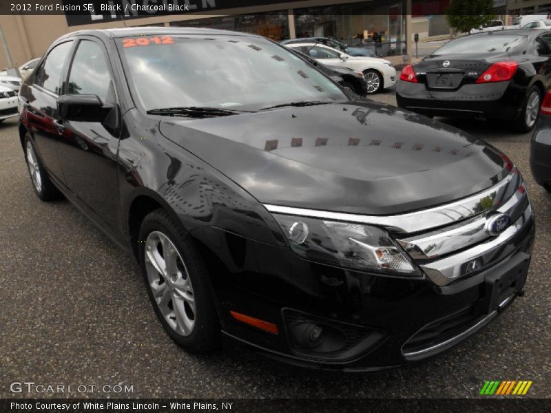 Black / Charcoal Black 2012 Ford Fusion SE