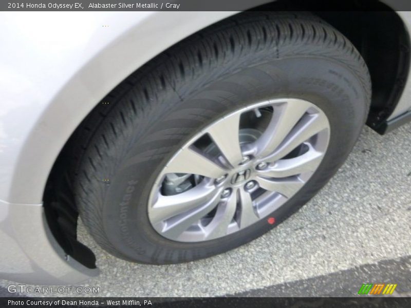 Alabaster Silver Metallic / Gray 2014 Honda Odyssey EX