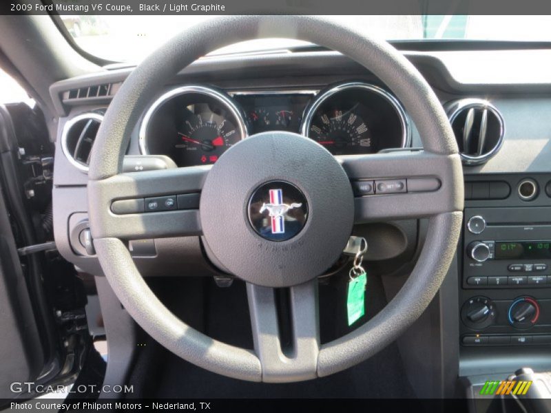 Black / Light Graphite 2009 Ford Mustang V6 Coupe