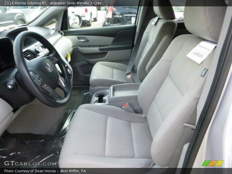 Alabaster Silver Metallic / Gray 2014 Honda Odyssey EX
