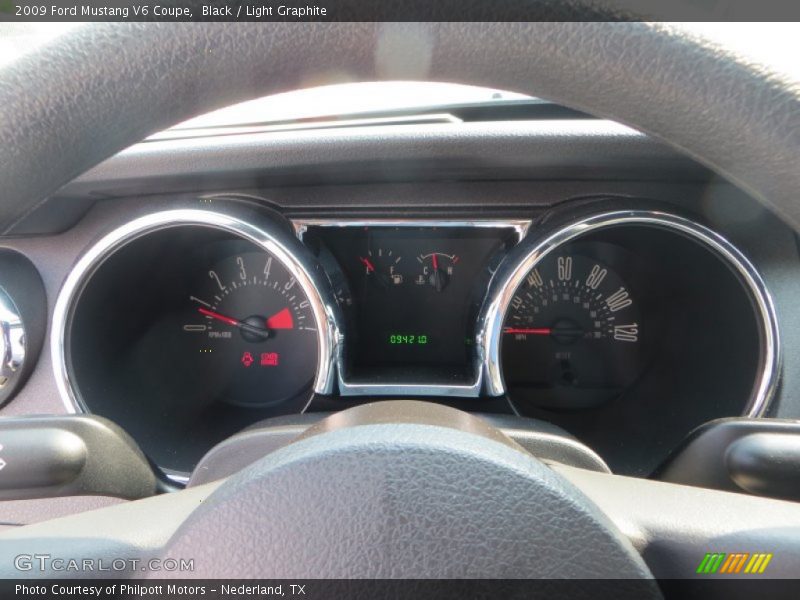 Black / Light Graphite 2009 Ford Mustang V6 Coupe