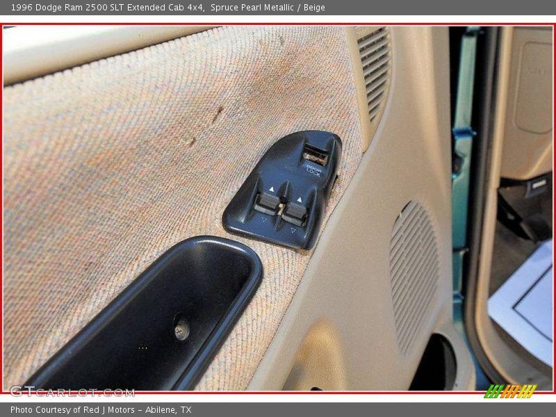 Spruce Pearl Metallic / Beige 1996 Dodge Ram 2500 SLT Extended Cab 4x4